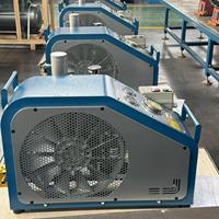 Compresor de Aire de Alta Presión Portátil Compacto de Pistón, 200L 300bar 4500psi, para Buceo, Extinción de Incendios, Compresor Automático