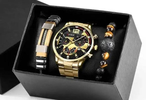 <span class=keywords><strong>Reloj</strong></span> Popular para Hombre de Moda y Negocios <span class=keywords><strong>con</strong></span> Brazalete Manecillas y Fecha <span class=keywords><strong>Reloj</strong></span> de Cuarzo Regalo Masculino - Product Image 4