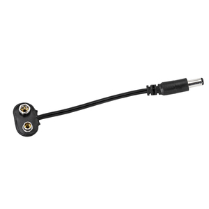 Câble adaptateur à pince de batterie 9V 2.1mm x 5.5mm mâle connecteur convertisseur d'alimentation CC prise de type T pour pédale de guitare et effets - Product Image 4