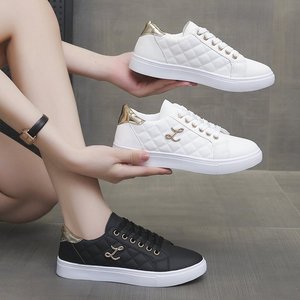 Nuove <span class=keywords><strong>Scarpe</strong></span> Sportive Bianche con Lacci Stile Coreano Estate 2025 per Donne, Sneakers Basse Casual per Corsa, Autunno Primavera Inverno - Product Image 2