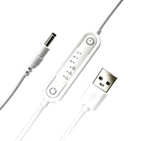 Contrôleur intelligent de température et de minuterie, interface USB 5V, masque chauffant pour les yeux, interrupteur, fourniture directe d'usine