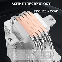 Thermalright AK120 CPU refroidi à l'air Radiateur anti-gravité 5 tuyau de chaleur Support AMD 12CM PC Fan de refroidissement