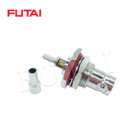 Connecteur femelle BNC étanche DC-3GHz pour câble coaxial RG174 pour accessoires de système de communication
