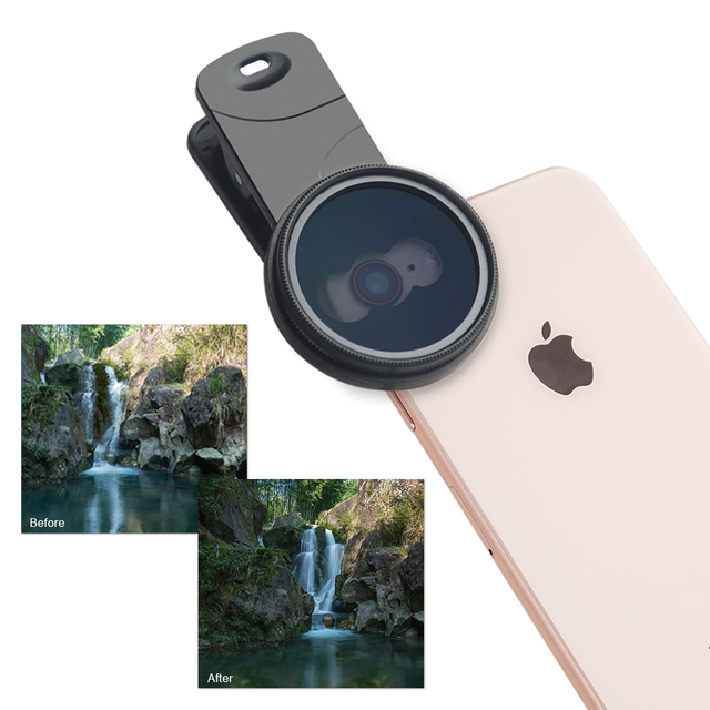 GiAi Universal Clip High Quality Coating CPL ND8 ND16 ND64 ND1000 Filters Set Phone Lens Camera