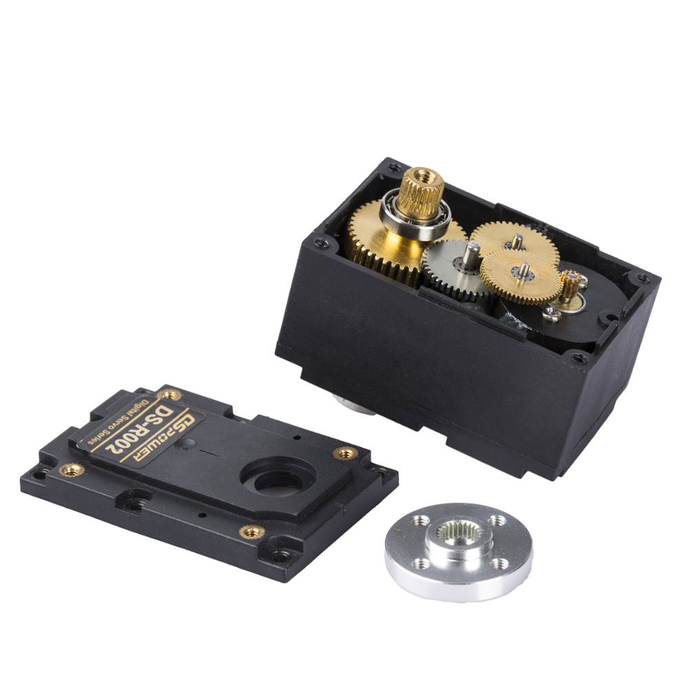 360 непрерывное вращение/высокий крутящий момент/цифровой рулевой механизм с двумя валами/линейное изменение для радиоуправляемого дрона квадрокоптера