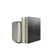 Panneau de conduit en aluminium isolé en mousse rigide PIR ignifuge de 20 mm, système de conduits d'air conditionné rectangulaires ignifuges pour CVC