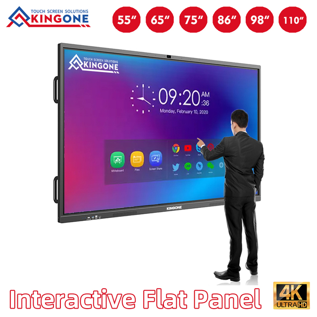 86 Inch Premium Interactive Whiteboard Touch Screen LED Smart Board for School Classroom Teaching Solution