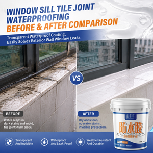 Revestimiento Impermeable <span class=keywords><strong>Transparente</strong></span> y Sellador Nano Silano de Strength Factory, Transpirable y de Alta Resistencia <span class=keywords><strong>para</strong></span> Juntas de Azulejos de Baño - Product Image 2