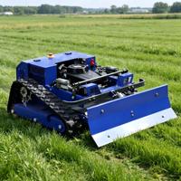 Tondeuse robot autotractée sans fil télécommandée 224CC 5800W, tout-terrain à chenilles pour pentes raides, fermes et vergers, conforme EPA