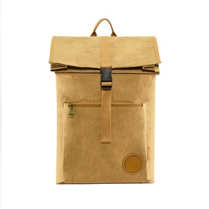 Wholesale Custom Logo PPB059 German Washable Kraft Paper Promotion Gifts Laptop Backpack Men Women Laptop Backpack in Stock