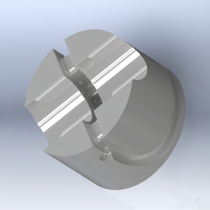Collier de serrage fendu monobloc en acier inoxydable/acier au carbone/aluminium Yogi Engineering, modèle 01, fabriqué en Inde - Product Image 1