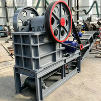 Station de concassage à mâchoires mobile et portable pour le recyclage des matériaux de construction