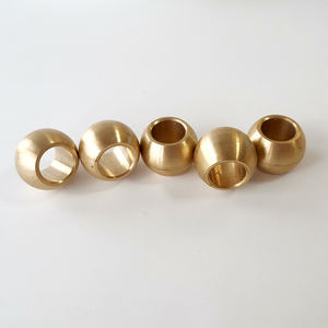 Пользовательские латунные кольцевые шаровые детали 10 мм 15 мм 18 мм 22 мм подшипниковые шарики с индивидуальным сквозным отверстием - Product Image 2