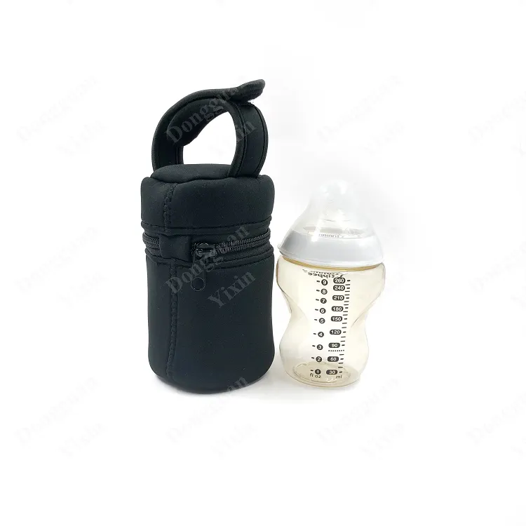 Portable Insulated Breast Milk Cooler Bag Thermal Baby Feeding Bottle Holder Sleeve Baby Bottle Bag with Adjustable Strap