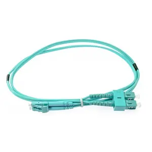 Ftth Drop Cable Cord 1 Meter 3ft LC to SC Duplex 9/125 Single Mode Fiber Optic Cable Optical Jumper Patch Cord LC-SC