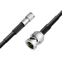 Câble CoaXPress CXP-6 DIN 1.0/2.3 mâle vers BNC mâle 75 Ohm, câble coaxial haute vitesse pour caméra de vision industrielle
