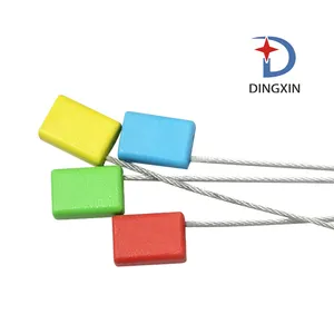 abs coated cable ties with qr printing 300mm 400mm 500mm length cable wire seals small square cable secured seal with barcode