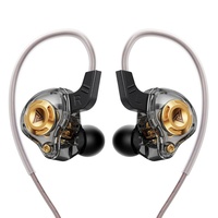 Écouteurs sportifs AK6-SRS haute qualité sonore, chipset, basses ultra profondes, moniteur HIFI, contrôle filaire, 3,5 mm