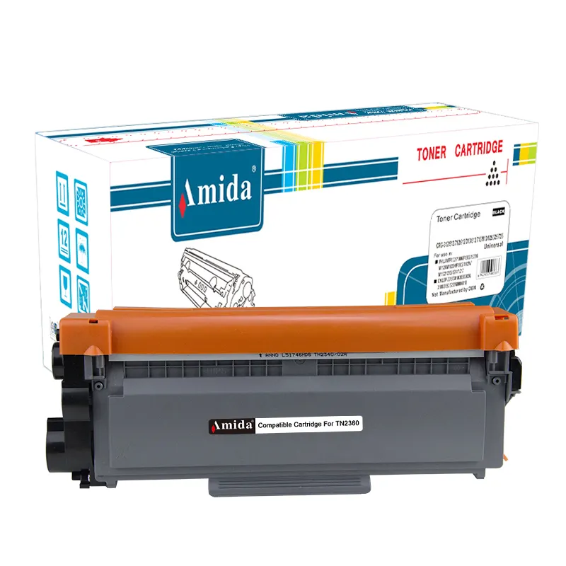 Amida Toner TN360 Compatible para Brother 2150/2170/7840/Cartucho de tóner de impresora
