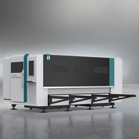Machine de découpe laser CNC à fibre pour tôle métallique de haute précision à couverture intégrale LX3015MA Modèle 3015 3kw 1500w