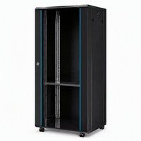 Armoire de serveur réseau 26U, coffret rack 19 pouces en acier laminé à froid, armoire de données murale intérieure, fabrication OEM en tôle