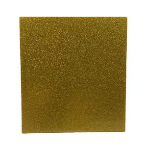 Cast Glittering Acrylic Sheets / 3MM - 30MM Thickness Special Color Onion Powder Plastic Board