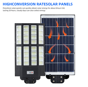 Good Quality ABS Integrated All in One LED Street <b>Light</b> IP65 Sensor <b>Control</b> 1000W 1200W 1500W Solar Street <b>Light</b> NJ-KY All in On - Product Image 4