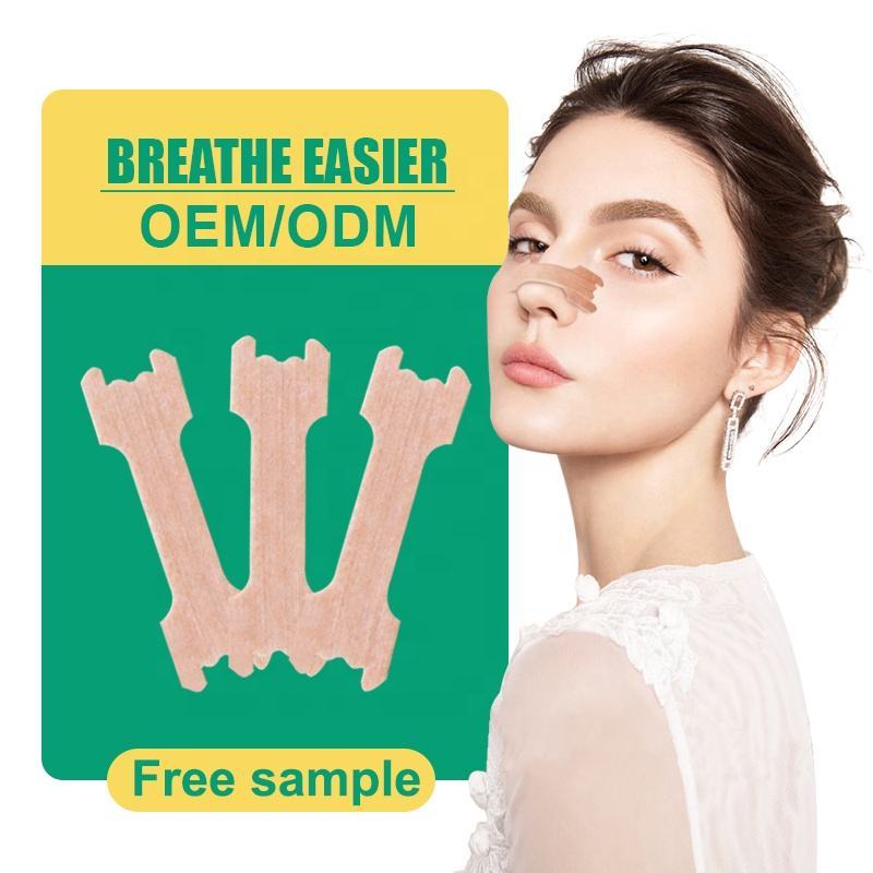 Meditan Disposable Nasal Strips Transparent Black