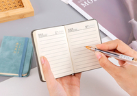 Vente en gros de mini carnet de notes personnalisé kawaii à couverture papier à reliure spirale bon marché