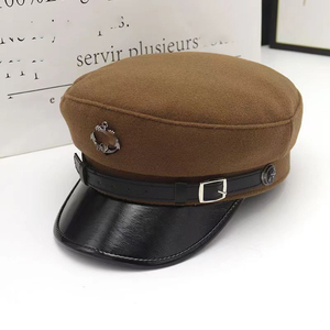 Vente en gros, tendance, chapeau béret décontracté de style streetwear pour <span class=keywords><strong>femme</strong></span>, printemps été, design respirant, béret de mode britannique - Product Image 3