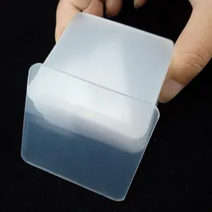 Çift taraflı yapışkan pedleri iki taraflı kesilmiş kareler bant ağır yıkanabilir Nano jel şeffaf yapışkan duvarlar için montaj asılı