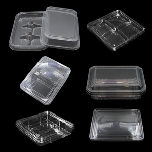 Trong Suốt Vỉ Pet Bánh Box Với Nắp Cho Bánh Có Thể Tái Chế Giáng Sinh Bánh Pho Mát Pastry Sushi Cookie Thực Phẩm Container - Product Image 6