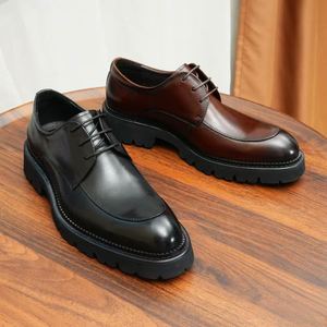Servicio OEM, se puede añadir logotipo, zapatos de vestir casuales de cuero genuino hechos a mano para las 4 estaciones, mocasines para hombre - Product Image 1