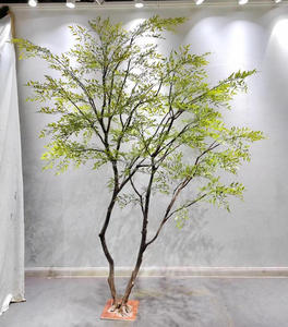 Árbol de sangre de dragón Artificial de alta calidad, árbol de bambú <span class=keywords><strong>del</strong></span> cielo <span class=keywords><strong>del</strong></span> <span class=keywords><strong>sur</strong></span>, decoración interior para el hogar y la Oficina, simulación de planta verde, árbol bonsái - Product Image 5