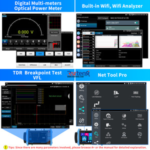 เครื่องทดสอบสายเคเบิล CCTV รุ่น Rsrteng IPC-9800MOVTADHS Pro รองรับ POE++ สำหรับ<span class=keywords><strong>กล้อง</strong></span><span class=keywords><strong>วงจรปิด</strong></span> TVI CVI AHD พร้อมฟังก์ชั่น DMM TDR OPM SFP WiFi Network Tools รองรับ<span class=keywords><strong>กล้อง</strong></span> IP 8K - Product Image 4