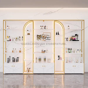 Prix d'usine bon marché <span class=keywords><strong>vitrine</strong></span> pour les ongles présentoir de luxe en acier inoxydable pour les produits capillaires <span class=keywords><strong>vitrine</strong></span> cosmétique pour les soins de la peau - Product Image 2