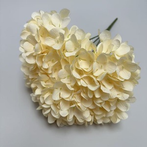 Fleurs d'hortensia artificielles au toucher réel, hortensia en latex réaliste pour la décoration de tables de fête, d'hôtel et de mariage - Product Image 3