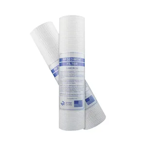 High quality 10 to 40 inch pp cotton filter 1 to 60 micron pp cotton filter element for water purifier