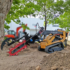 Derette XC1100 <span class=keywords><strong>Mini</strong></span>-Kompaktlader EPA Hochleistungs-Minilader mit 25 PS Kubota-Dieselmotor und Forstmulcher - Product Image 3