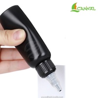 Flacon en gel compressible Ecannal avec bouchon rotatif, bloquant la lumière noire, disponible en 10 ml, 20 ml, 30 ml, 50 ml, 100 ml, 200 ml, 250 ml, 300 ml, 400 ml, 500 ml, 1000 ml