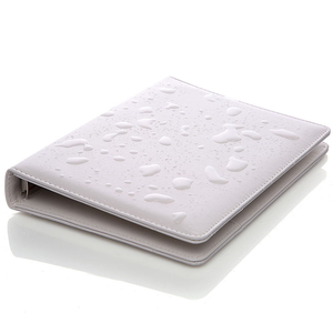 PU grey swen độn Bìa ba vòng chất kết dính nhỏ giả da <span class=keywords><strong>3</strong></span> vòng chất kết dính trắng A4 vũ trụ Vòng chất kết dính - Product Image 6