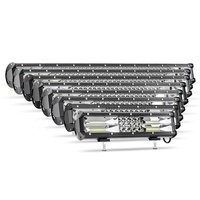Barra de Luces LED de 180W IP67 para Techo de Vehículos Todoterreno, Patrón de Haz Combinado, Lámpara de Trabajo LED con 60 LED para SUV