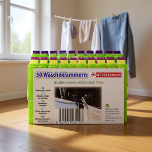 BRSTENMANN Pinzas para Ropa, 50 Piezas, Plástico, Resistentes a la Oxidación, con Resorte - Product Image 2