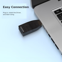 Convertisseur USB vers RS485, adaptateur série industriel isolé 3KV avec protection contre la foudre 6KV