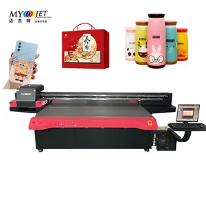 Print Precision Redefined Factory-Direct Craftsmanship for Artistic Masterpieces MYJET 2.5m*1.2m UV Flatbed Ricoh G5G6