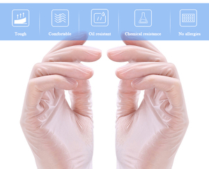 M4.5g Disposable Vinyl Gloves PVC Gloves Kitchen Use Cleaning - Product Image 5