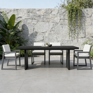 Sedia <span class=keywords><strong>da</strong></span> Esterno Moderna con Telaio in Alluminio e Cuscino Impermeabile ad Asciugatura Rapida per Ville, Hotel, Terrazze e Lounge sul Tetto - Product Image 1
