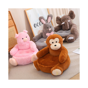 Cute Cartoon Animal Plush Baby Coussin Et Canape En Peluche Pour Enfants sofá silla juguetes para niños - Product Image 1