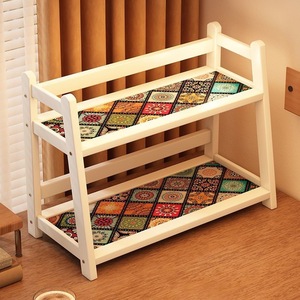Double Layer Desktop Shelf 2 Tier <b>Storage</b> Rack Rectangular Office Organizer For Household Sundries <b>Tabletop</b> Bookshelf - Product Image 1