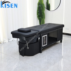 KISEN Meilleure Vente Lit de Lavage Capillaire pour Salon de Beauté avec Hydrothérapie, Lit de Massage pour Salon de Coiffure, Lit de Lavage Capillaire Thaïlandais et Lit de Spa Japonais pour la Tête - Product Image 2